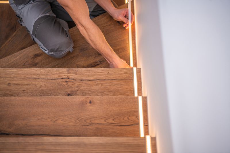 Curved Staircase Installation in Conroe, TX