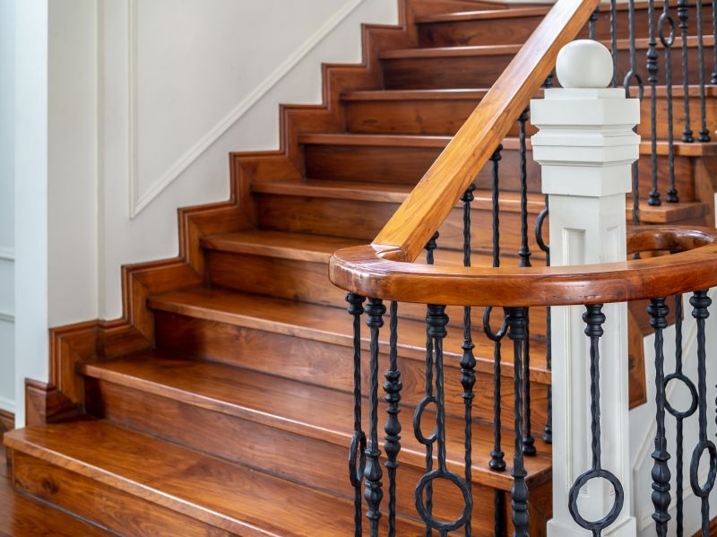 Custom Curved Handrail Design