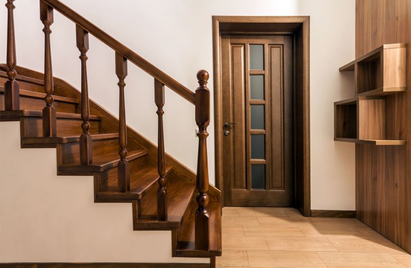 Wood Stair Railing Repair in Kansas City, KS